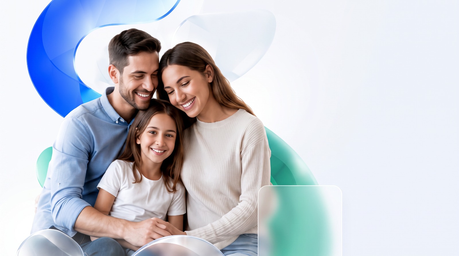 Familia protegida con Seguros Safe